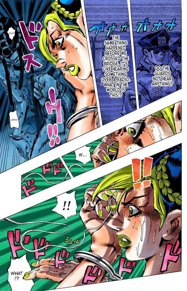 JoJo's Bizarre Adventure Part 6 - Stone Ocean (Official Colored) Chapter 1 page 32 - Chapter 1: Stone Ocean Part 1