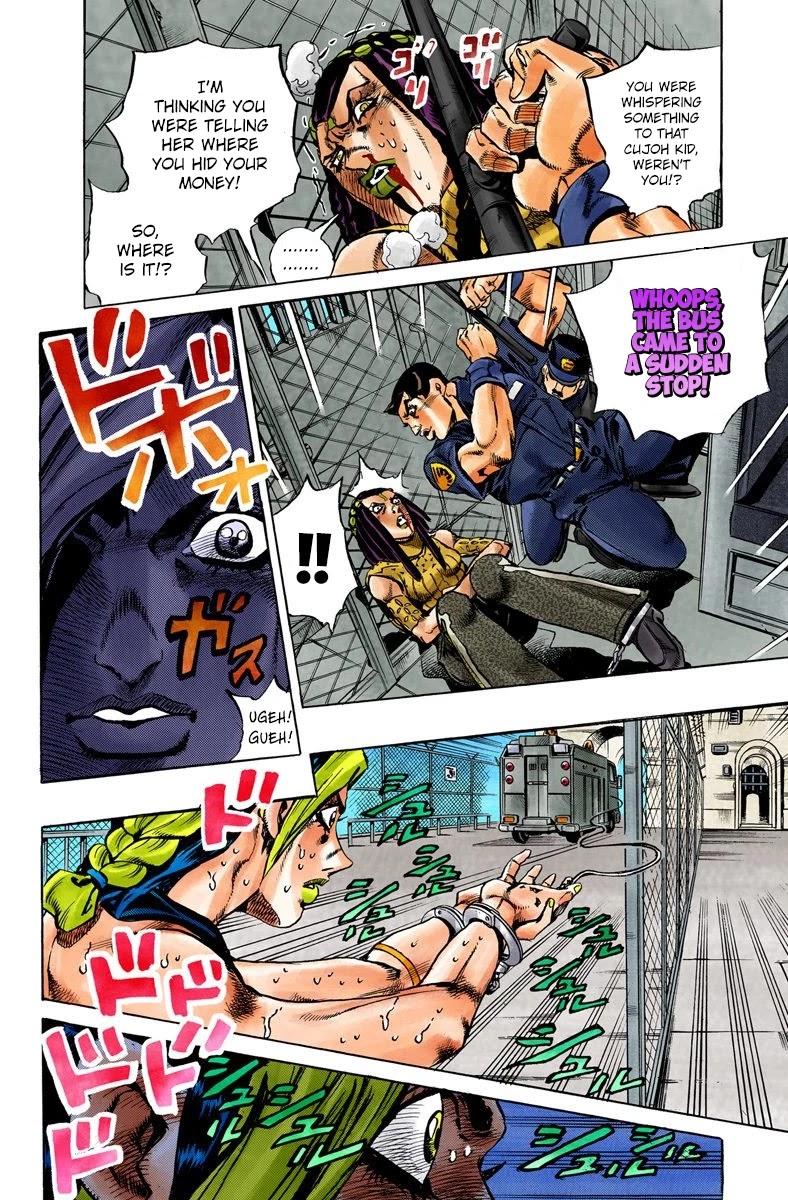 JoJo's Bizarre Adventure Part 6 - Stone Ocean (Official Colored) Chapter 1 page 37 - Chapter 1: Stone Ocean Part 1