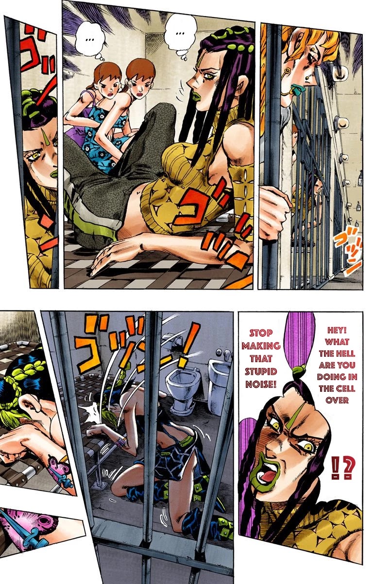 JoJo's Bizarre Adventure Part 6 - Stone Ocean (Official Colored) Chapter 1 page 5 - Chapter 1: Stone Ocean Part 1
