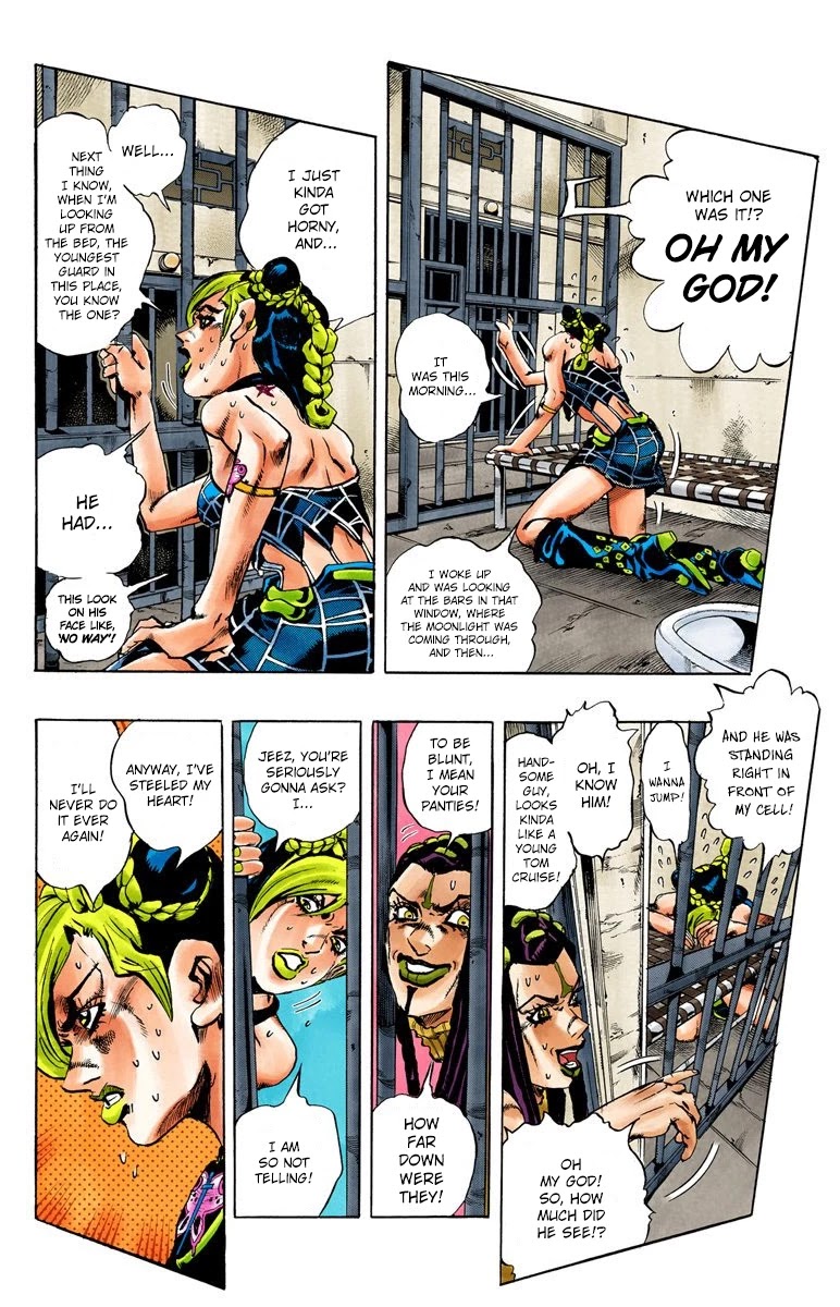 JoJo's Bizarre Adventure Part 6 - Stone Ocean (Official Colored) Chapter 1 page 8 - Chapter 1: Stone Ocean Part 1