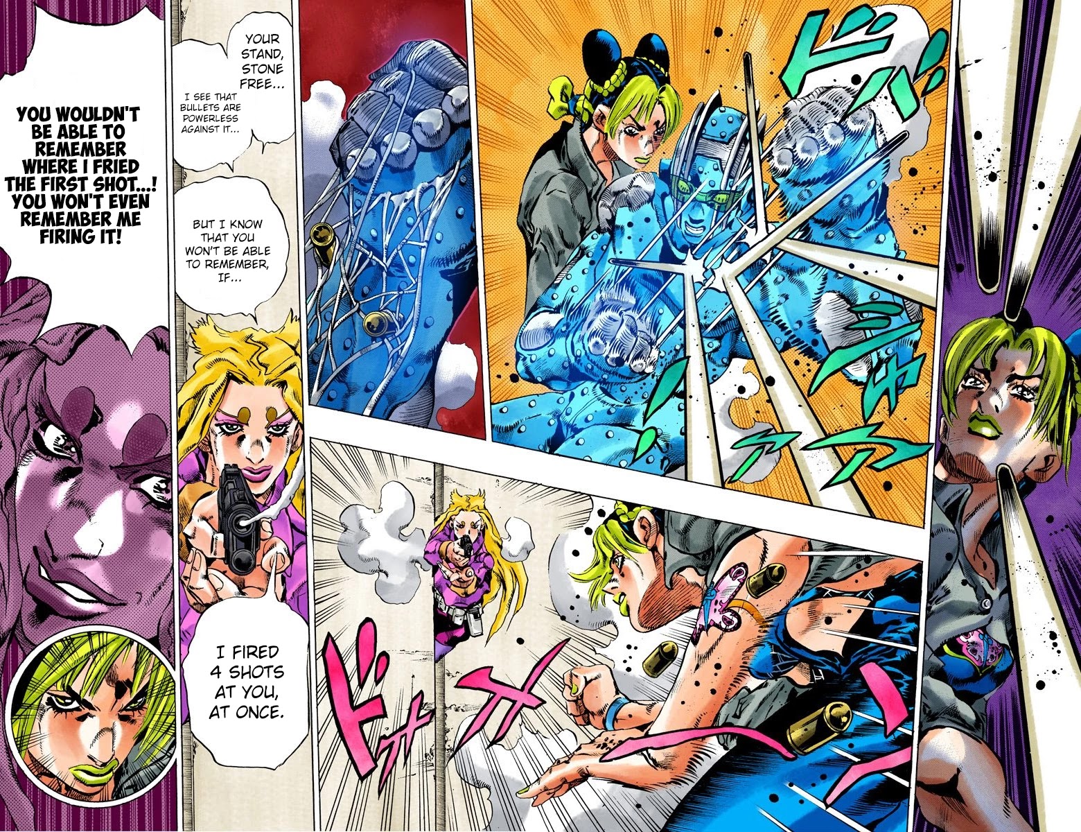 JoJo's Bizarre Adventure Part 6 - Stone Ocean (Official Colored) Chapter 100 page 10 - Chapter 100: Jail House Lock! Part 5