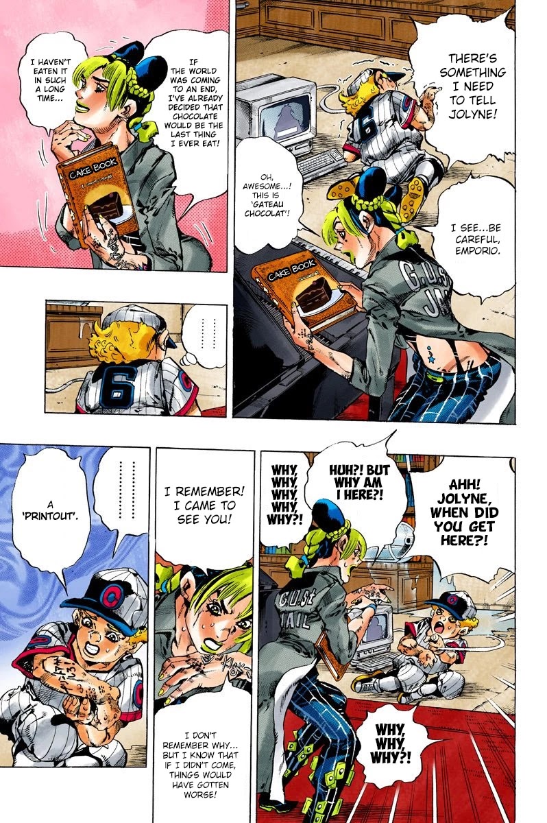 JoJo's Bizarre Adventure Part 6 - Stone Ocean (Official Colored) Chapter 100 page 5 - Chapter 100: Jail House Lock! Part 5