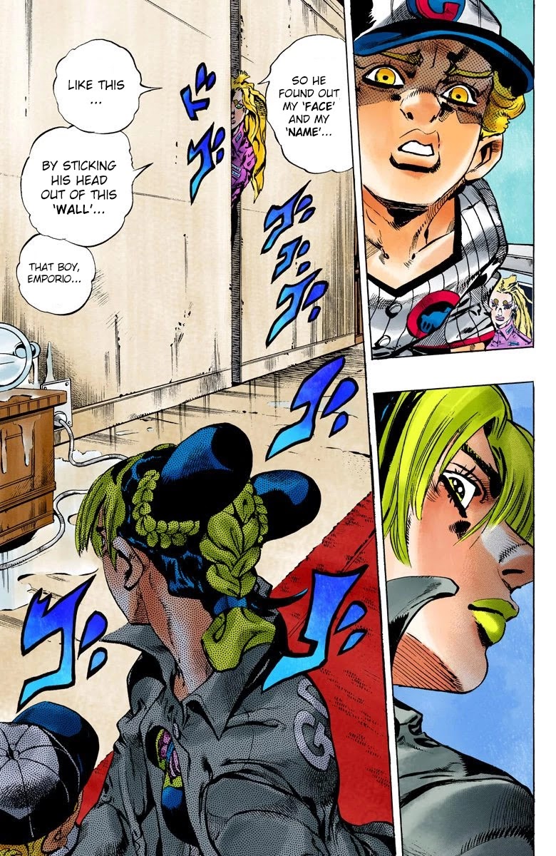 JoJo's Bizarre Adventure Part 6 - Stone Ocean (Official Colored) Chapter 100 page 7 - Chapter 100: Jail House Lock! Part 5