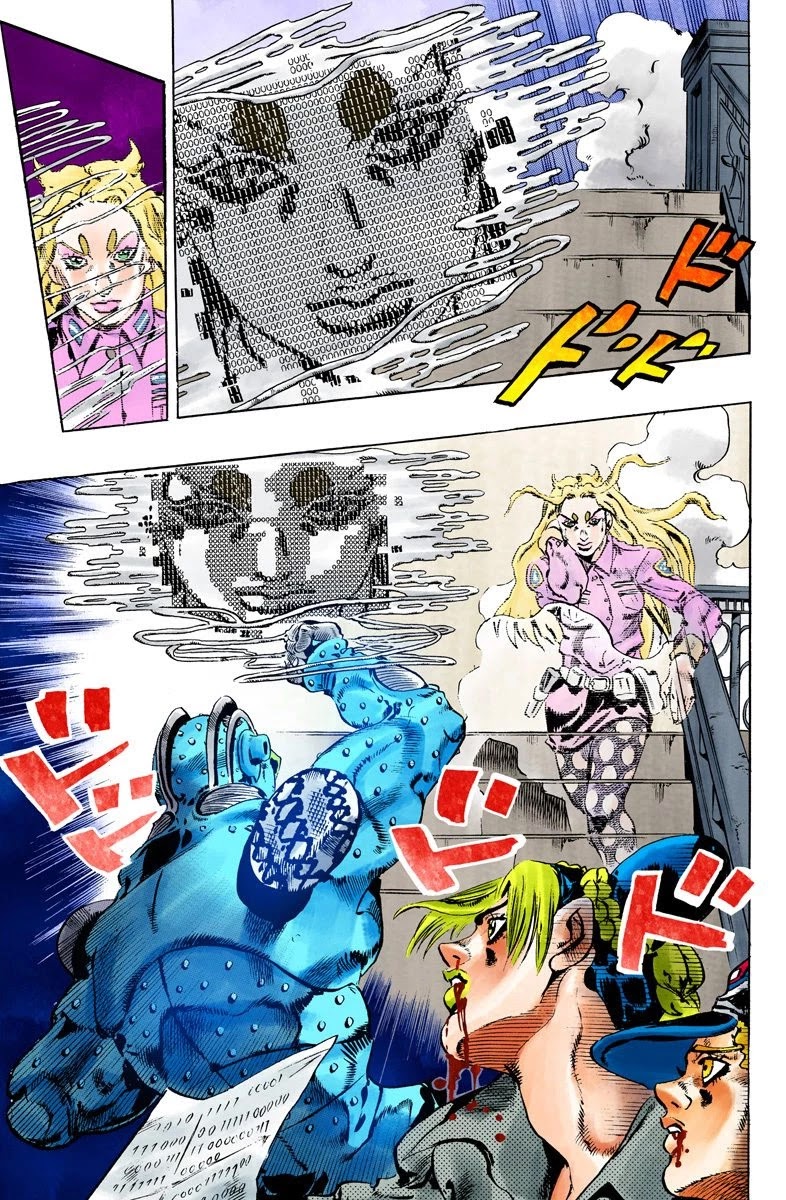JoJo's Bizarre Adventure Part 6 - Stone Ocean (Official Colored) Chapter 101 page 19 - Chapter 101: Jail House Lock! Part 6