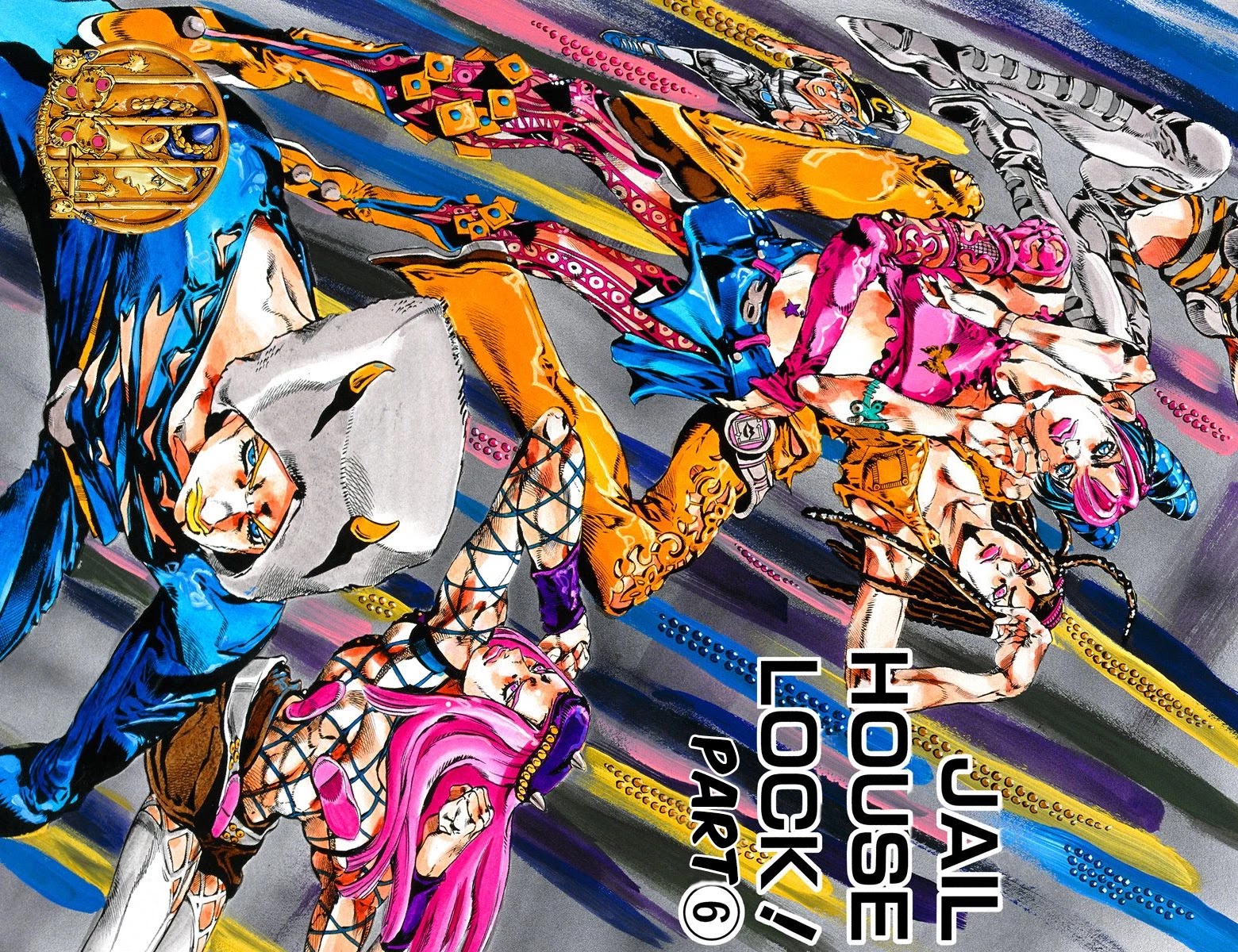 JoJo's Bizarre Adventure Part 6 - Stone Ocean (Official Colored) Chapter 101 page 3 - Chapter 101: Jail House Lock! Part 6