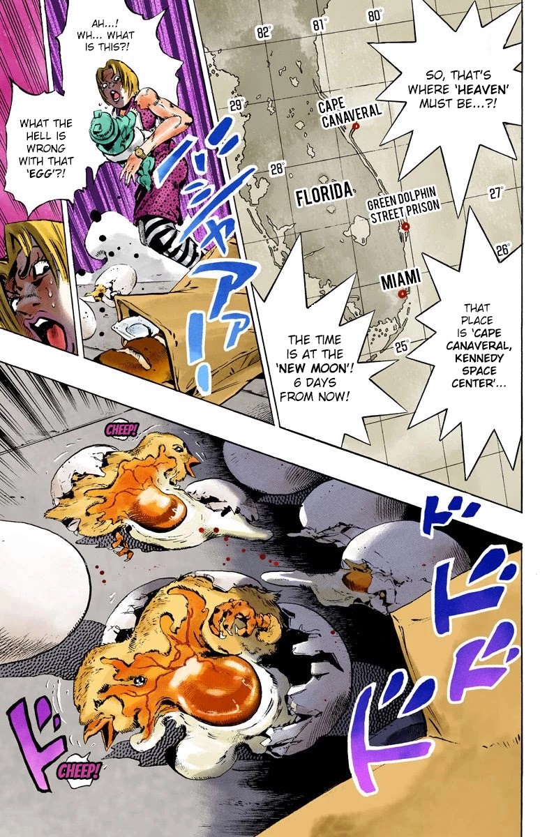 JoJo's Bizarre Adventure Part 6 - Stone Ocean (Official Colored) Chapter 102 page 10 - Chapter 102: Jail-Break