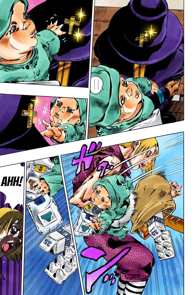 JoJo's Bizarre Adventure Part 6 - Stone Ocean (Official Colored) Chapter 102 page 4 - Chapter 102: Jail-Break