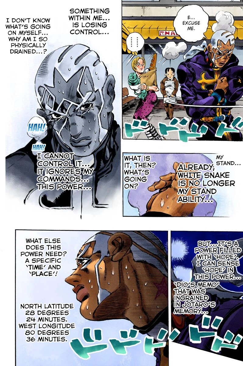 JoJo's Bizarre Adventure Part 6 - Stone Ocean (Official Colored) Chapter 102 page 9 - Chapter 102: Jail-Break