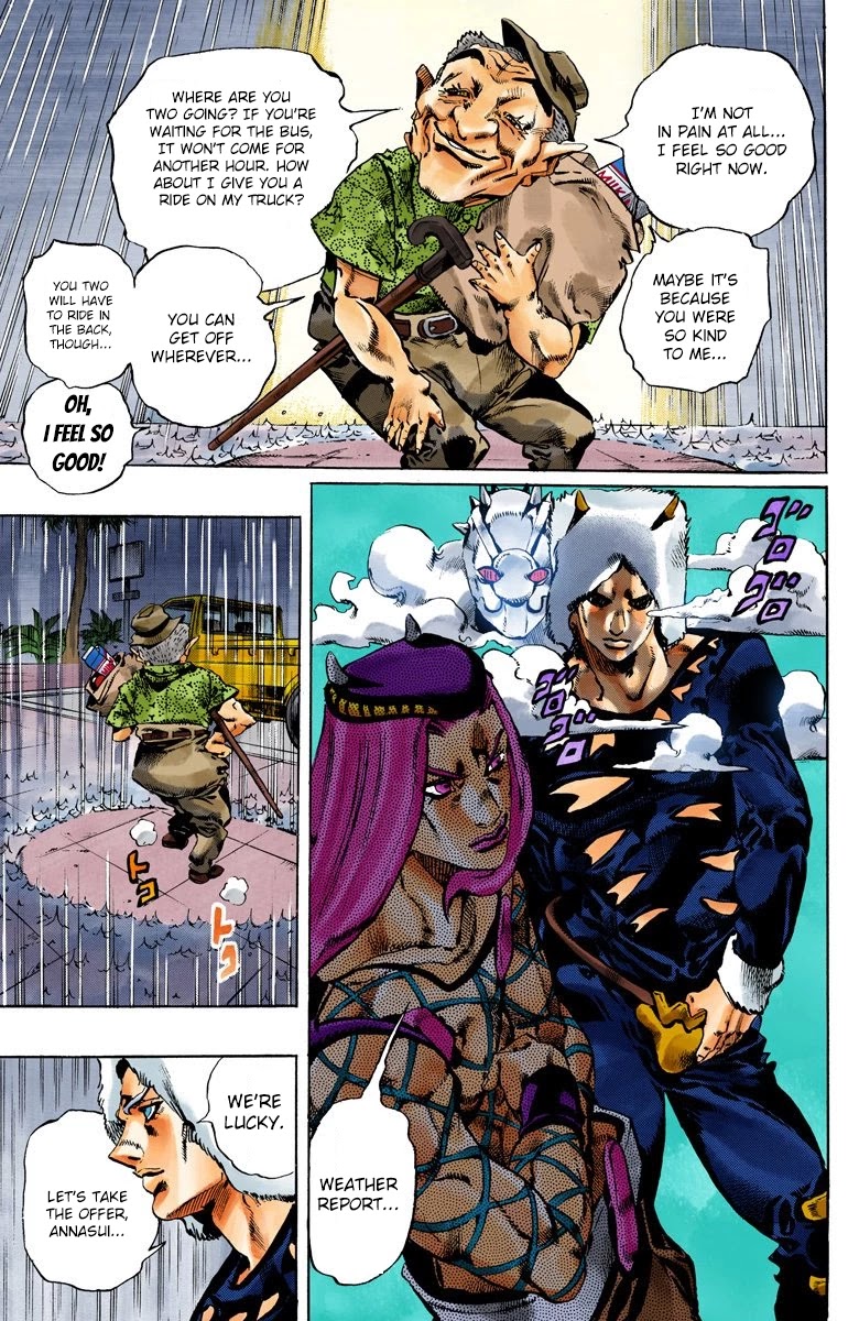 JoJo's Bizarre Adventure Part 6 - Stone Ocean (Official Colored) Chapter 104 page 11 - Chapter 104: Bohemian Rhapsody Part 1