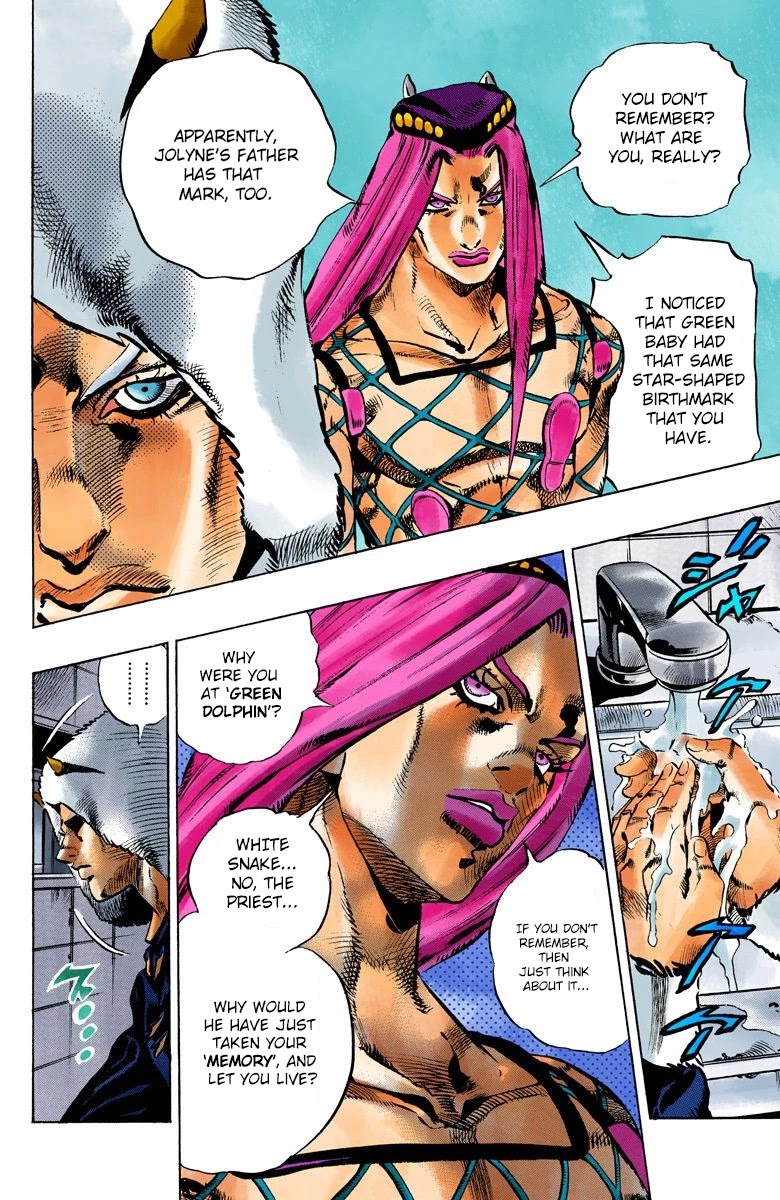 JoJo's Bizarre Adventure Part 6 - Stone Ocean (Official Colored) Chapter 104 page 6 - Chapter 104: Bohemian Rhapsody Part 1
