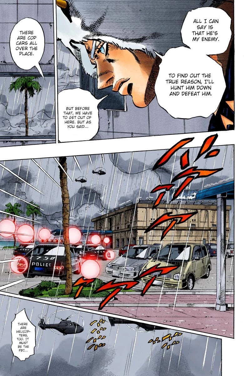 JoJo's Bizarre Adventure Part 6 - Stone Ocean (Official Colored) Chapter 104 page 7 - Chapter 104: Bohemian Rhapsody Part 1