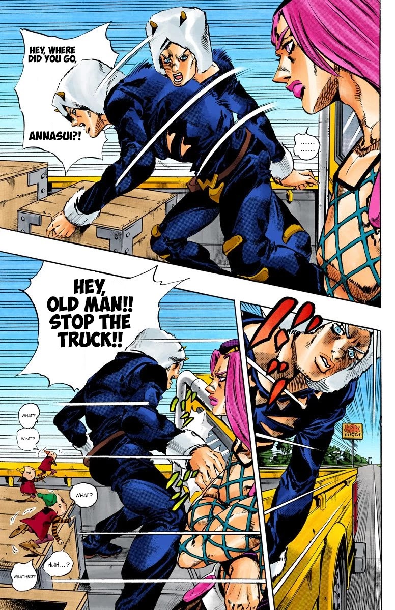JoJo's Bizarre Adventure Part 6 - Stone Ocean (Official Colored) Chapter 105 page 15 - Chapter 105: Bohemian Rhapsody Part 2