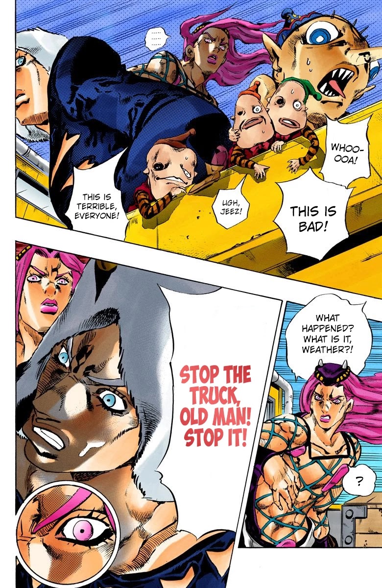 JoJo's Bizarre Adventure Part 6 - Stone Ocean (Official Colored) Chapter 105 page 16 - Chapter 105: Bohemian Rhapsody Part 2