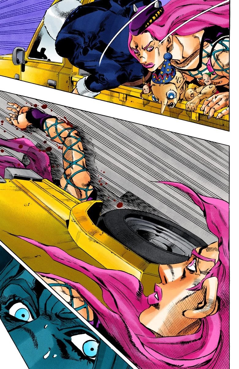 JoJo's Bizarre Adventure Part 6 - Stone Ocean (Official Colored) Chapter 105 page 17 - Chapter 105: Bohemian Rhapsody Part 2