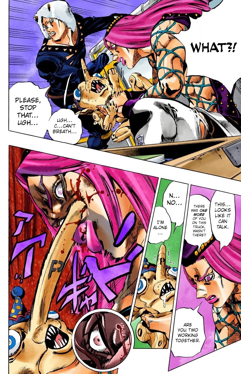 JoJo's Bizarre Adventure Part 6 - Stone Ocean (Official Colored) Chapter 105 page 4 - Chapter 105: Bohemian Rhapsody Part 2