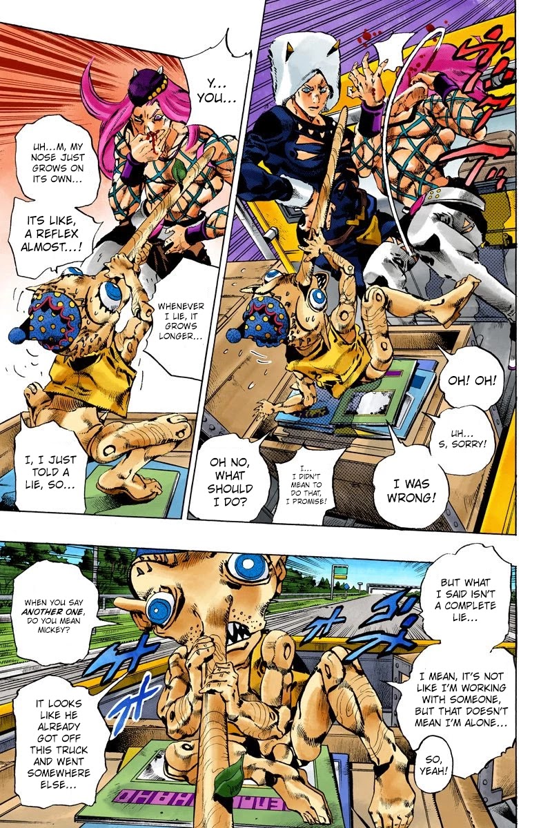 JoJo's Bizarre Adventure Part 6 - Stone Ocean (Official Colored) Chapter 105 page 5 - Chapter 105: Bohemian Rhapsody Part 2