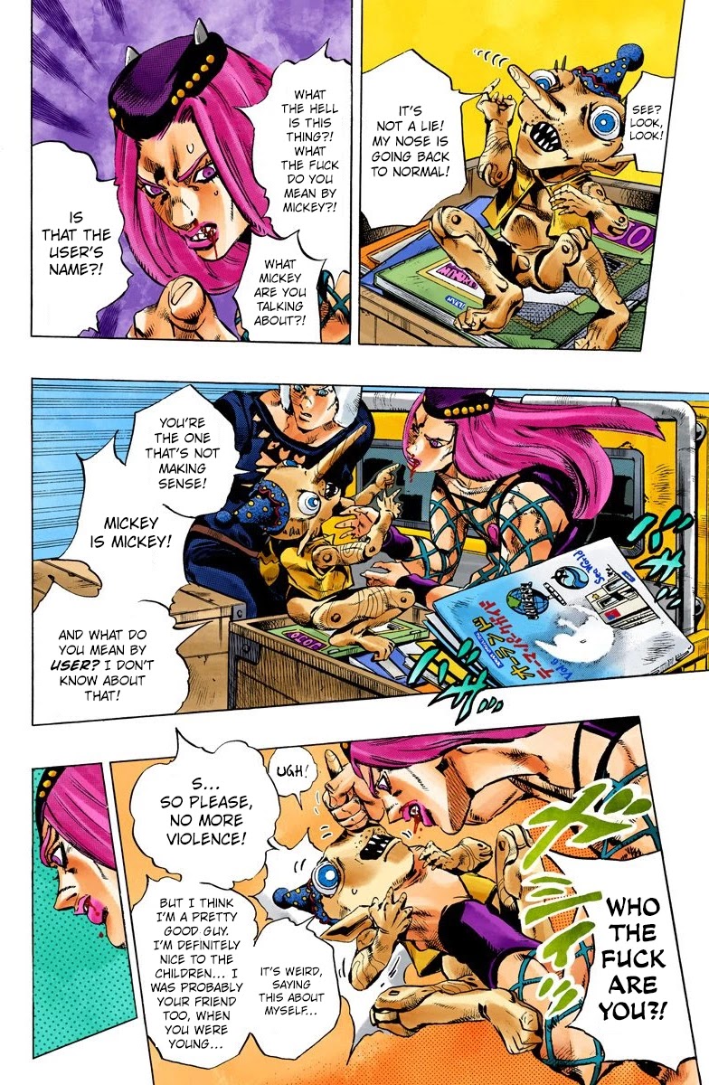JoJo's Bizarre Adventure Part 6 - Stone Ocean (Official Colored) Chapter 105 page 6 - Chapter 105: Bohemian Rhapsody Part 2