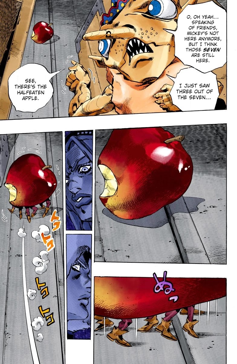 JoJo's Bizarre Adventure Part 6 - Stone Ocean (Official Colored) Chapter 105 page 7 - Chapter 105: Bohemian Rhapsody Part 2
