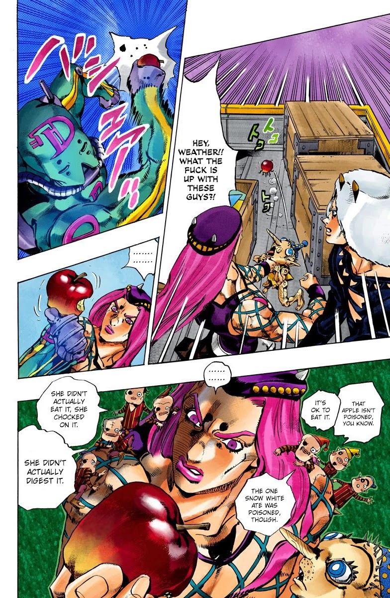 JoJo's Bizarre Adventure Part 6 - Stone Ocean (Official Colored) Chapter 105 page 8 - Chapter 105: Bohemian Rhapsody Part 2