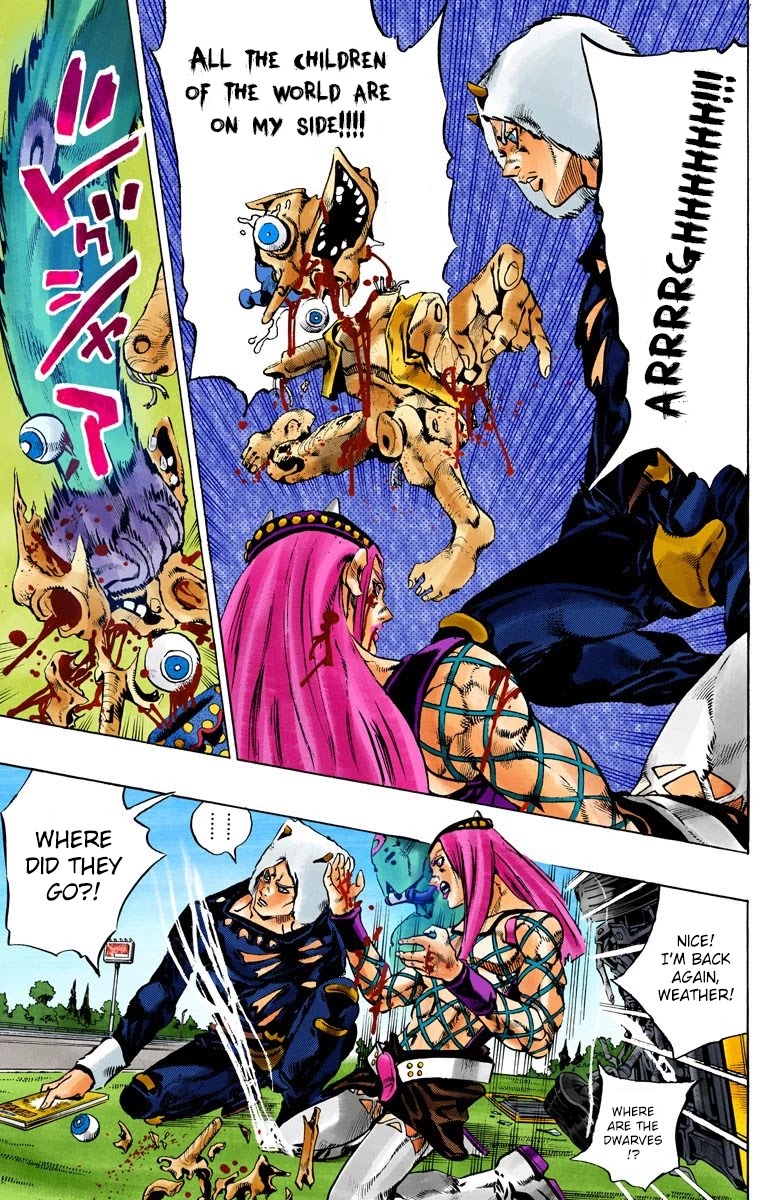 JoJo's Bizarre Adventure Part 6 - Stone Ocean (Official Colored) Chapter 106 page 10 - Chapter 106: Bohemian Rhapsody Part 3
