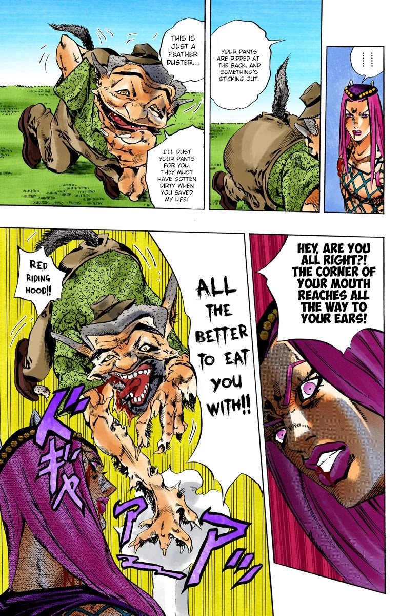 JoJo's Bizarre Adventure Part 6 - Stone Ocean (Official Colored) Chapter 106 page 14 - Chapter 106: Bohemian Rhapsody Part 3