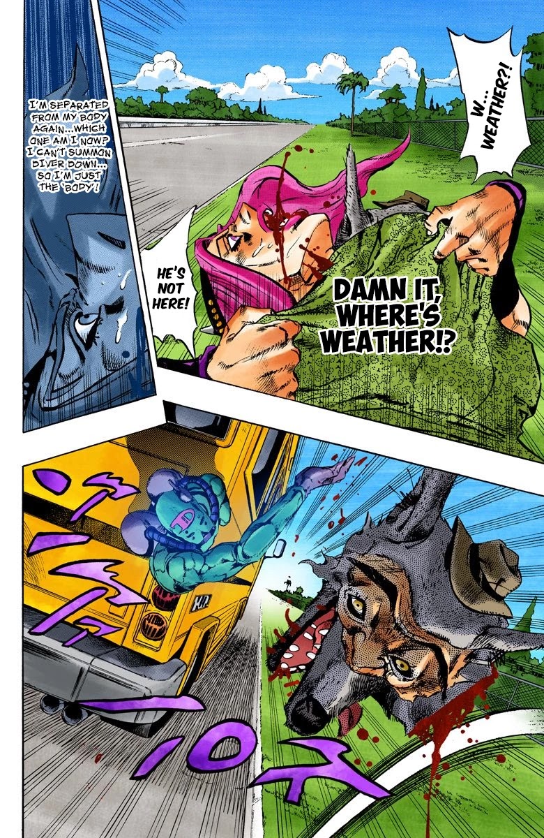 JoJo's Bizarre Adventure Part 6 - Stone Ocean (Official Colored) Chapter 106 page 17 - Chapter 106: Bohemian Rhapsody Part 3