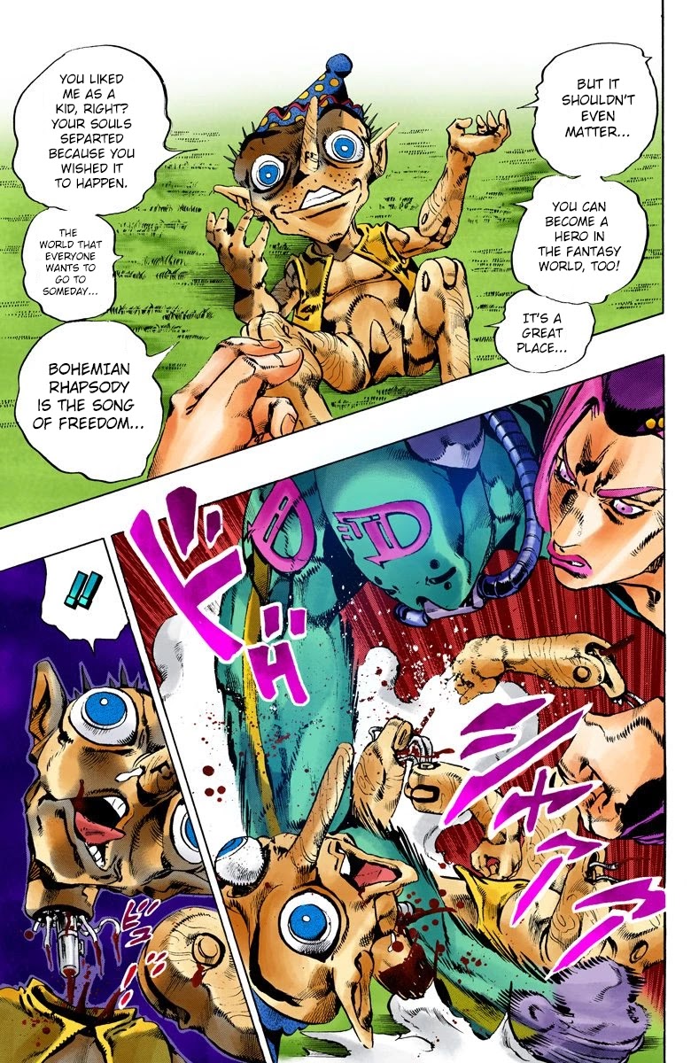 JoJo's Bizarre Adventure Part 6 - Stone Ocean (Official Colored) Chapter 106 page 8 - Chapter 106: Bohemian Rhapsody Part 3