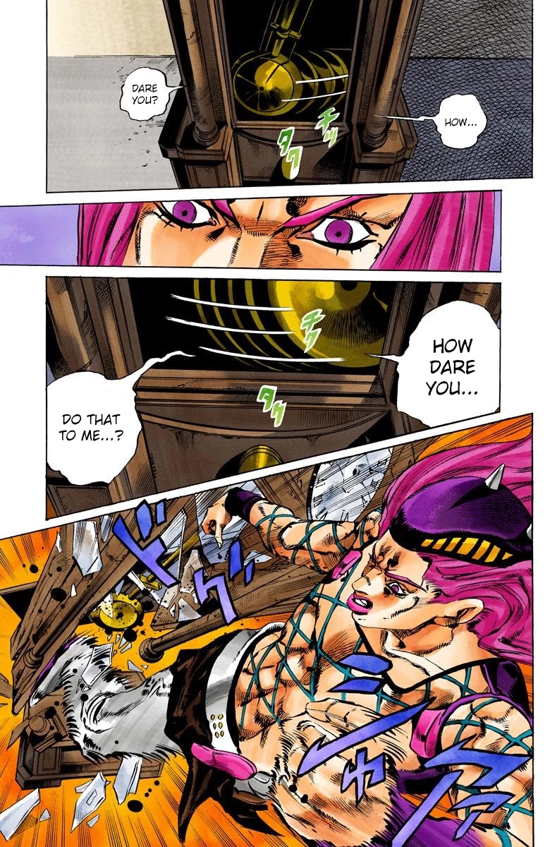 JoJo's Bizarre Adventure Part 6 - Stone Ocean (Official Colored) Chapter 107 page 13 - Chapter 107: Bohemian Rhapsody Part 4