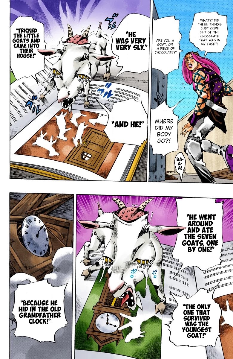 JoJo's Bizarre Adventure Part 6 - Stone Ocean (Official Colored) Chapter 107 page 16 - Chapter 107: Bohemian Rhapsody Part 4