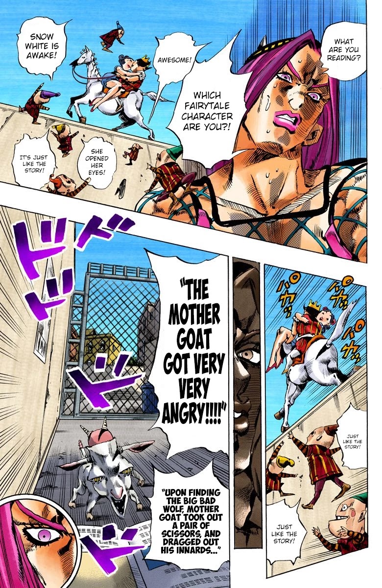 JoJo's Bizarre Adventure Part 6 - Stone Ocean (Official Colored) Chapter 107 page 17 - Chapter 107: Bohemian Rhapsody Part 4