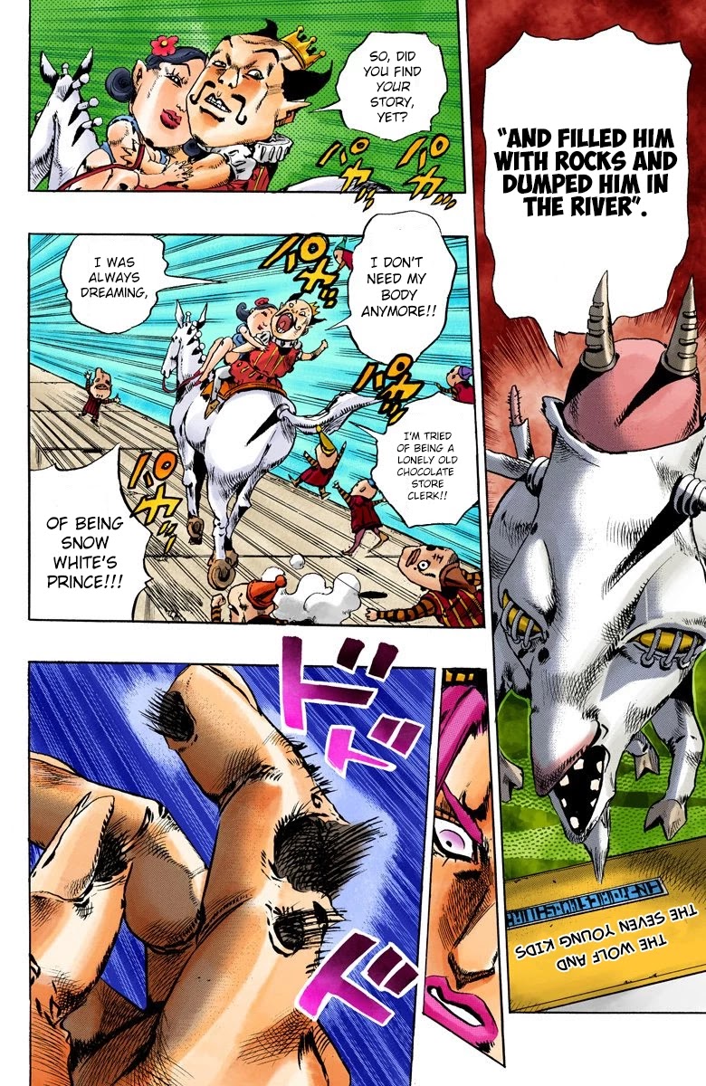 JoJo's Bizarre Adventure Part 6 - Stone Ocean (Official Colored) Chapter 107 page 18 - Chapter 107: Bohemian Rhapsody Part 4