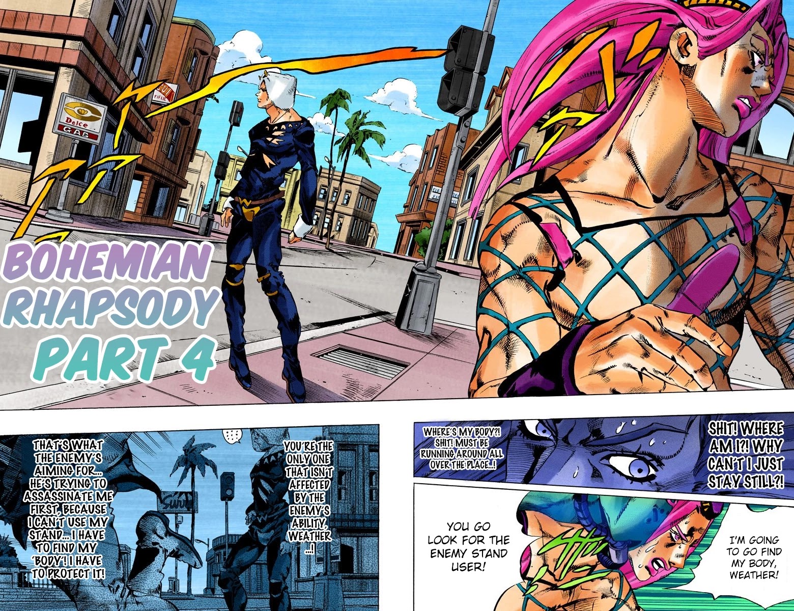 JoJo's Bizarre Adventure Part 6 - Stone Ocean (Official Colored) Chapter 107 page 2 - Chapter 107: Bohemian Rhapsody Part 4