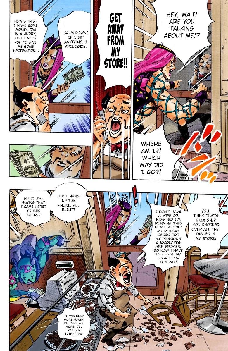 JoJo's Bizarre Adventure Part 6 - Stone Ocean (Official Colored) Chapter 107 page 5 - Chapter 107: Bohemian Rhapsody Part 4