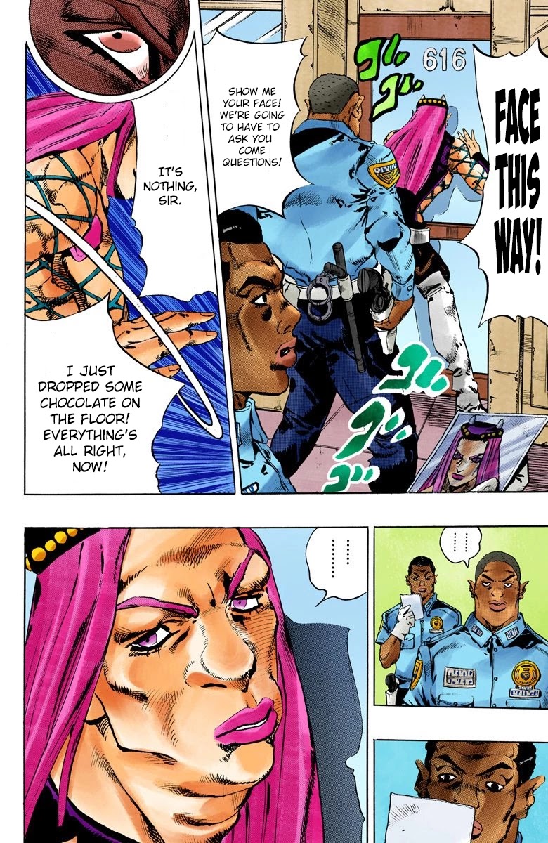 JoJo's Bizarre Adventure Part 6 - Stone Ocean (Official Colored) Chapter 107 page 9 - Chapter 107: Bohemian Rhapsody Part 4