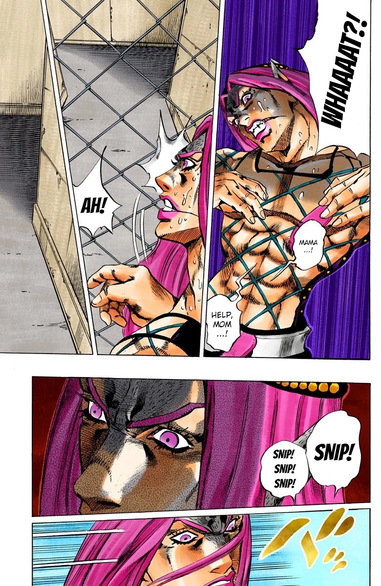 JoJo's Bizarre Adventure Part 6 - Stone Ocean (Official Colored) Chapter 108 page 10 - Chapter 108: Bohemian Rhapsody Part 5