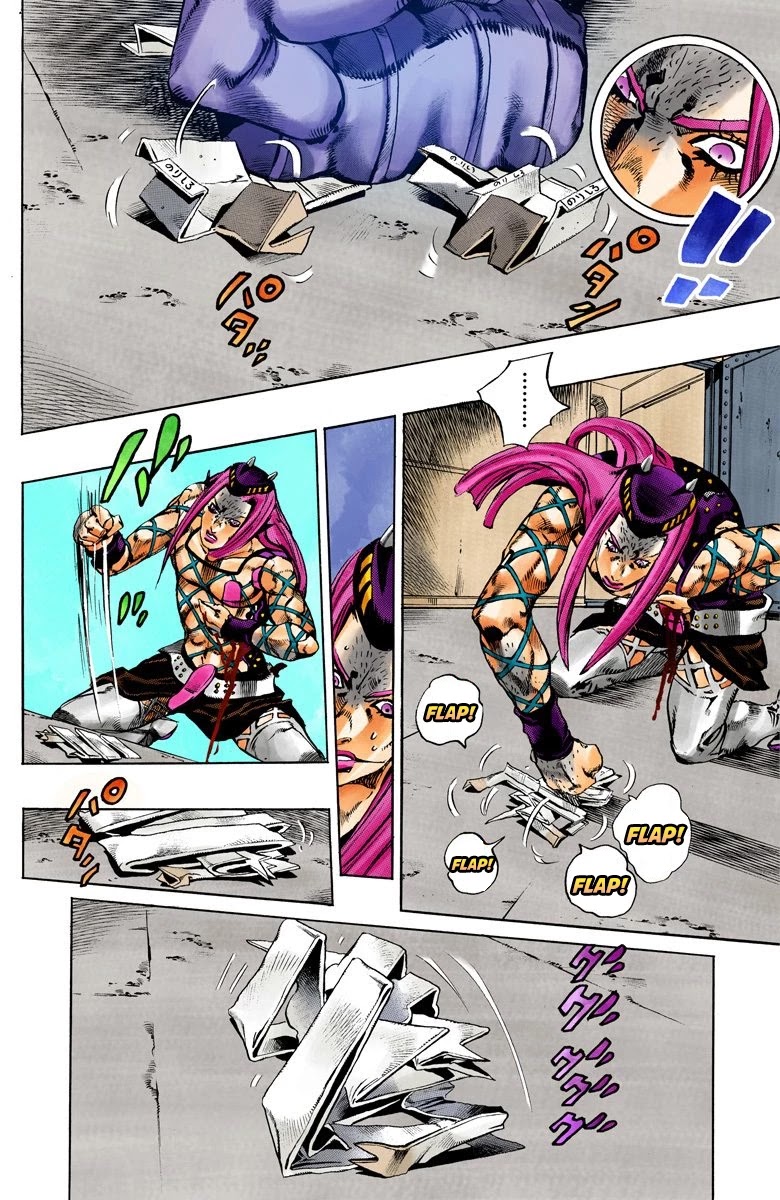 JoJo's Bizarre Adventure Part 6 - Stone Ocean (Official Colored) Chapter 108 page 13 - Chapter 108: Bohemian Rhapsody Part 5
