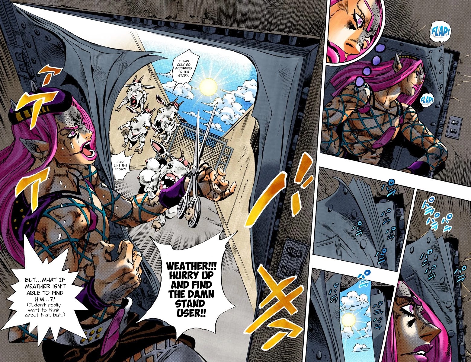 JoJo's Bizarre Adventure Part 6 - Stone Ocean (Official Colored) Chapter 108 page 16 - Chapter 108: Bohemian Rhapsody Part 5