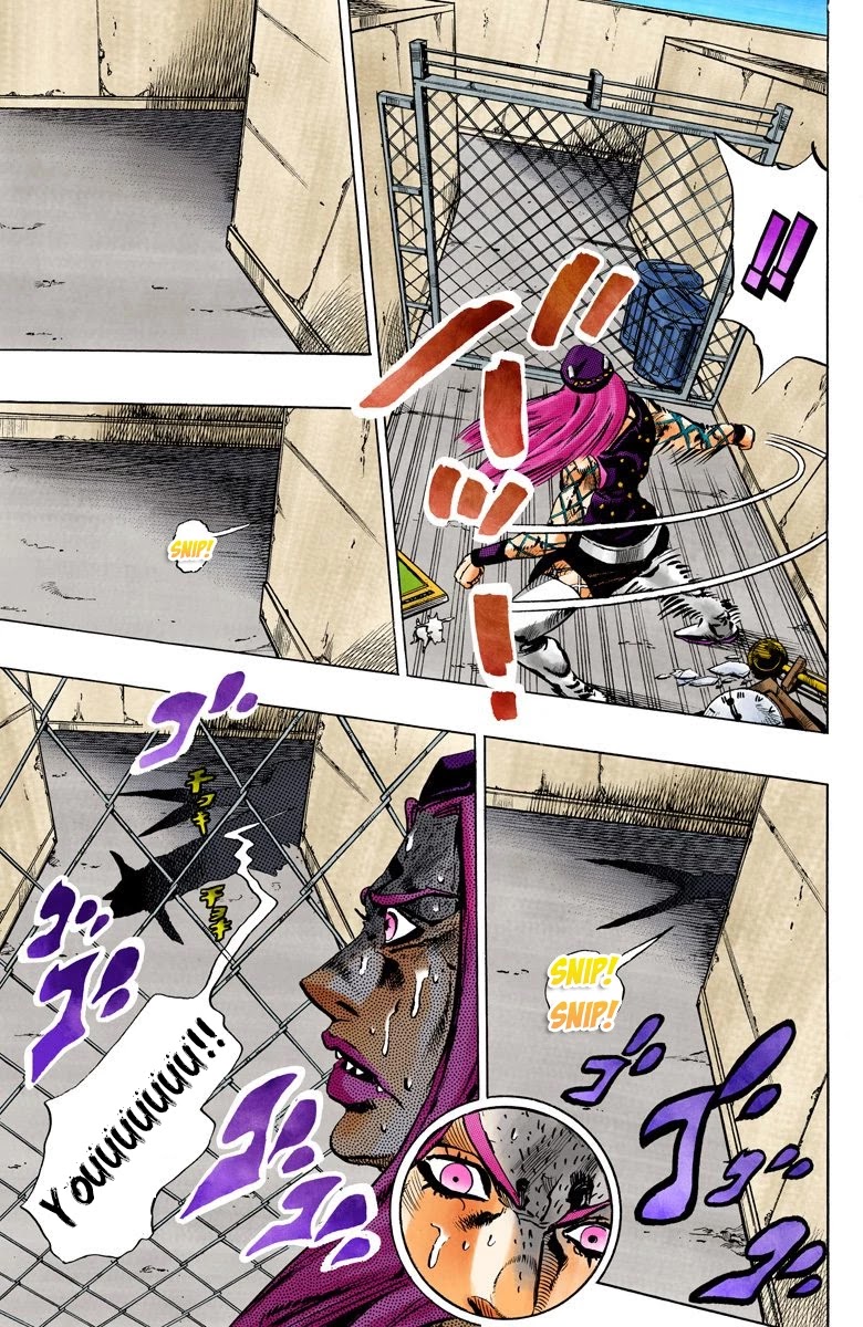 JoJo's Bizarre Adventure Part 6 - Stone Ocean (Official Colored) Chapter 108 page 8 - Chapter 108: Bohemian Rhapsody Part 5