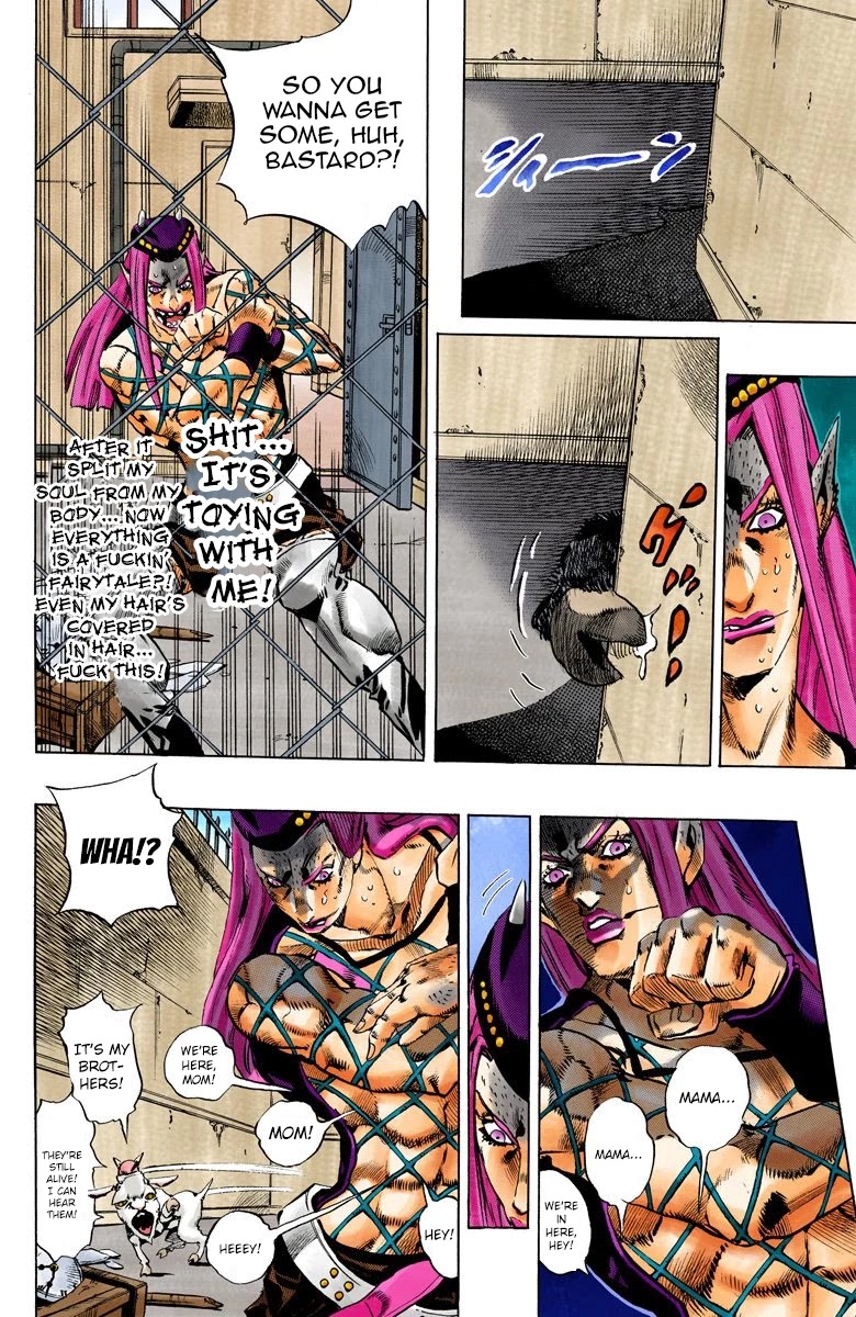 JoJo's Bizarre Adventure Part 6 - Stone Ocean (Official Colored) Chapter 108 page 9 - Chapter 108: Bohemian Rhapsody Part 5