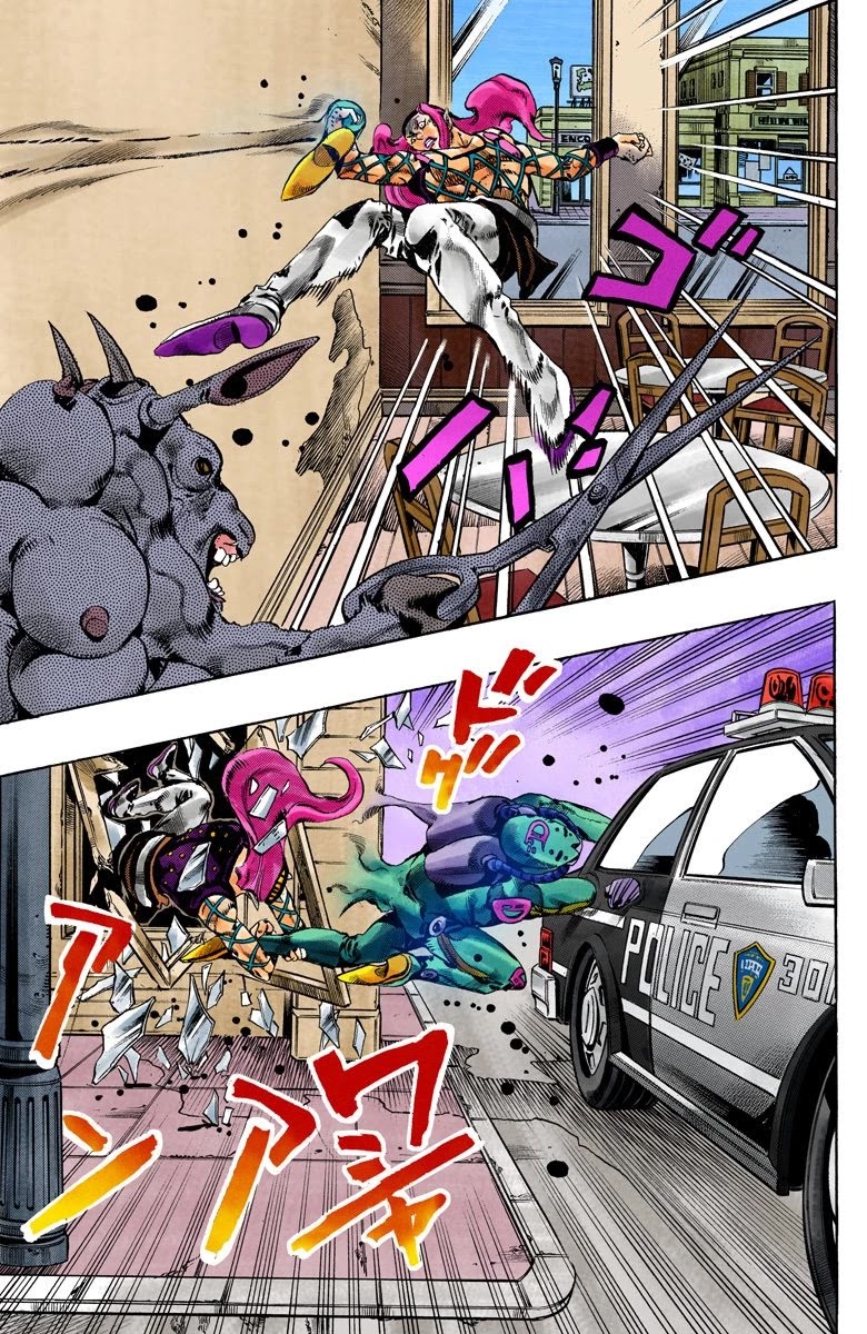 JoJo's Bizarre Adventure Part 6 - Stone Ocean (Official Colored) Chapter 109 page 13 - Chapter 109: Bohemian Rhapsody Part 6
