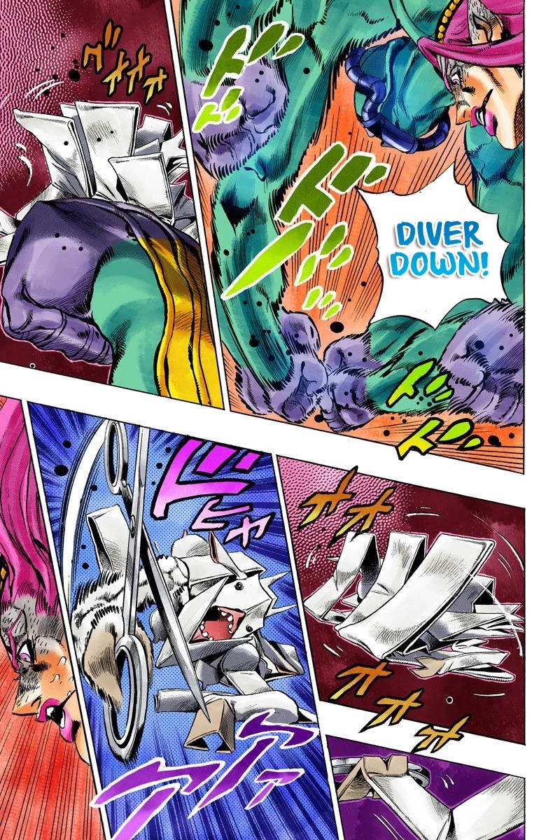 JoJo's Bizarre Adventure Part 6 - Stone Ocean (Official Colored) Chapter 109 page 9 - Chapter 109: Bohemian Rhapsody Part 6