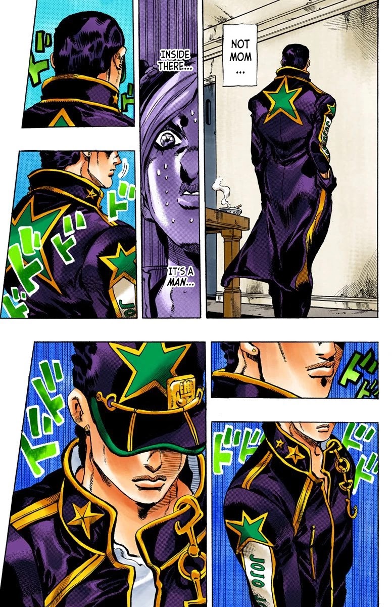 JoJo's Bizarre Adventure Part 6 - Stone Ocean (Official Colored) Chapter 11 page 15 - Chapter 11: The Visitor Part 1