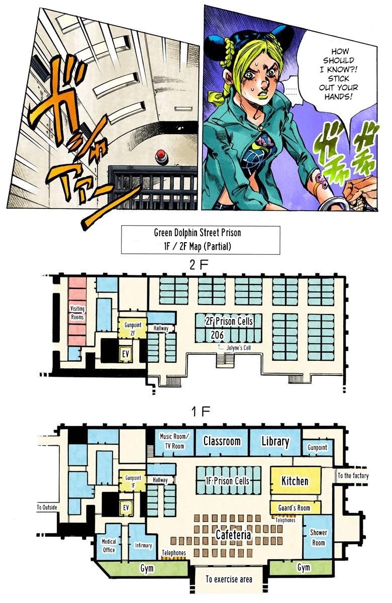 JoJo's Bizarre Adventure Part 6 - Stone Ocean (Official Colored) Chapter 11 page 7 - Chapter 11: The Visitor Part 1