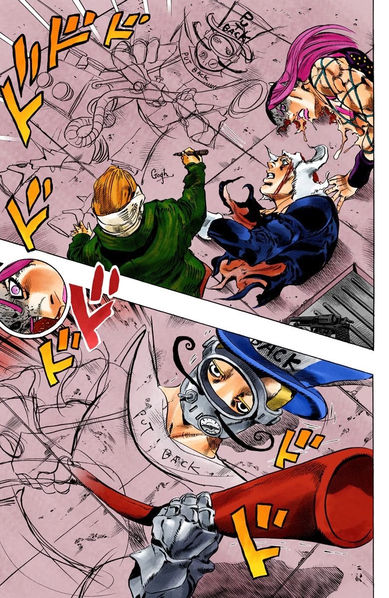 JoJo's Bizarre Adventure Part 6 - Stone Ocean (Official Colored) Chapter 110 page 13 - Chapter 110: Bohemian Rhapsody Part 7