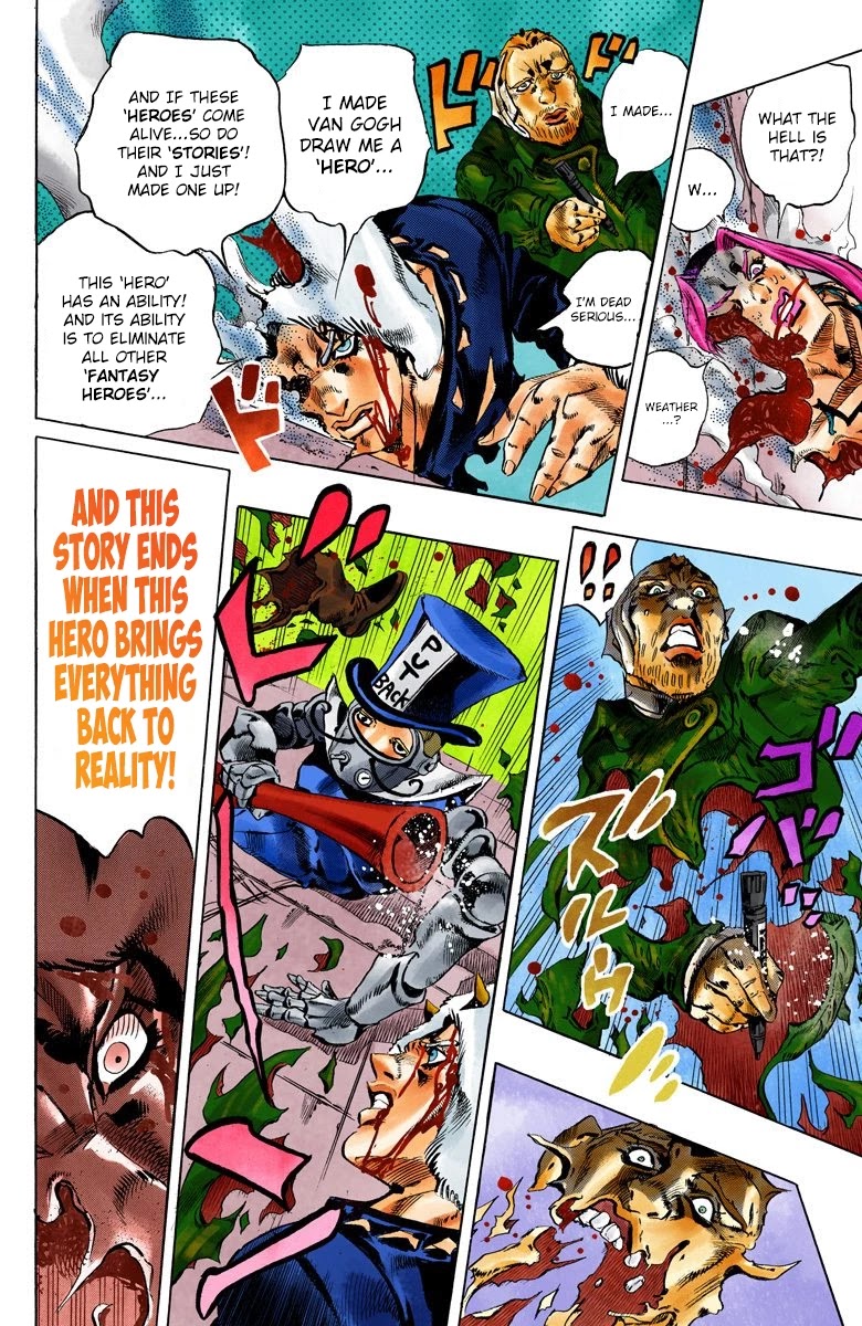 JoJo's Bizarre Adventure Part 6 - Stone Ocean (Official Colored) Chapter 110 page 14 - Chapter 110: Bohemian Rhapsody Part 7