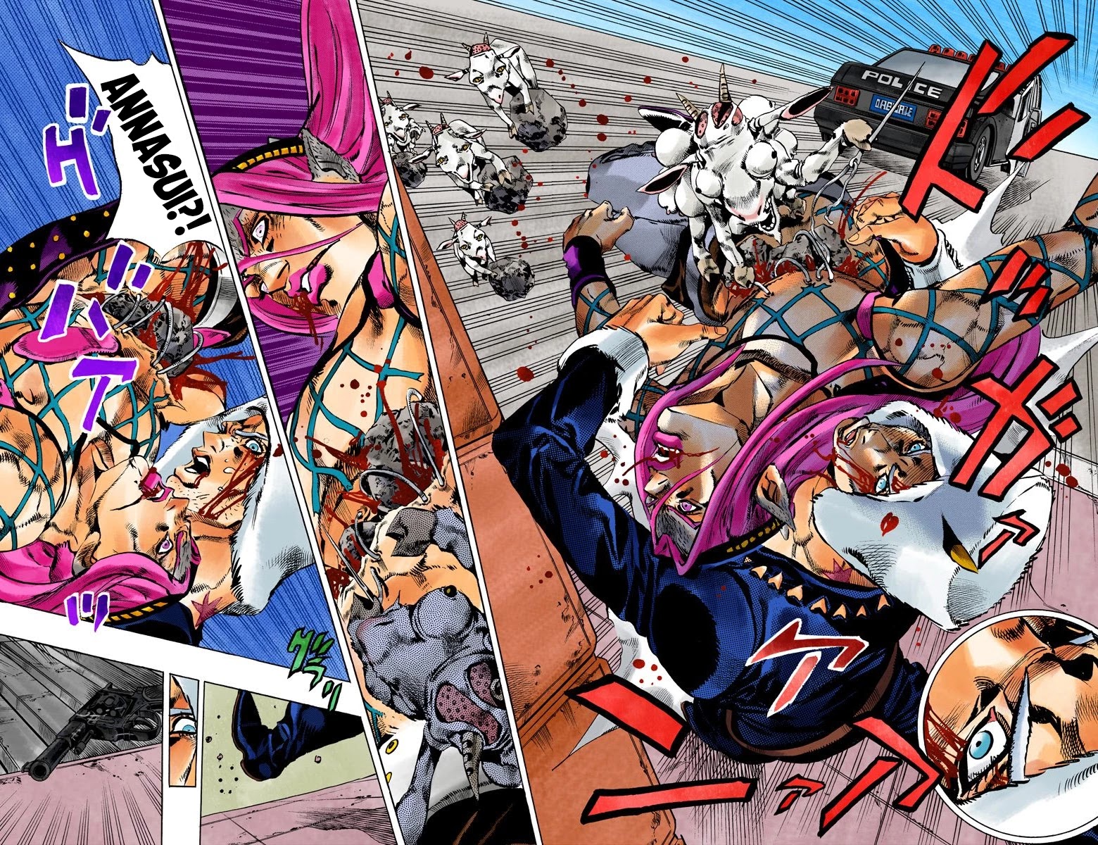 JoJo's Bizarre Adventure Part 6 - Stone Ocean (Official Colored) Chapter 110 page 7 - Chapter 110: Bohemian Rhapsody Part 7