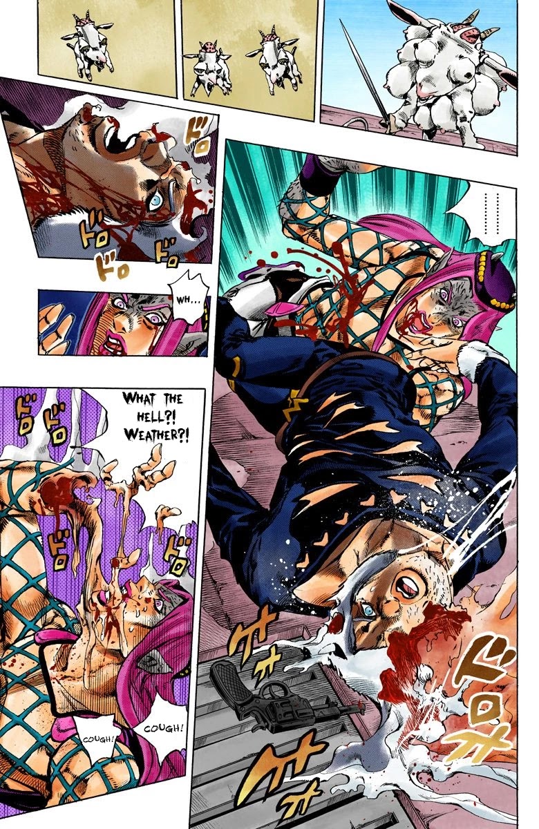 JoJo's Bizarre Adventure Part 6 - Stone Ocean (Official Colored) Chapter 110 page 9 - Chapter 110: Bohemian Rhapsody Part 7