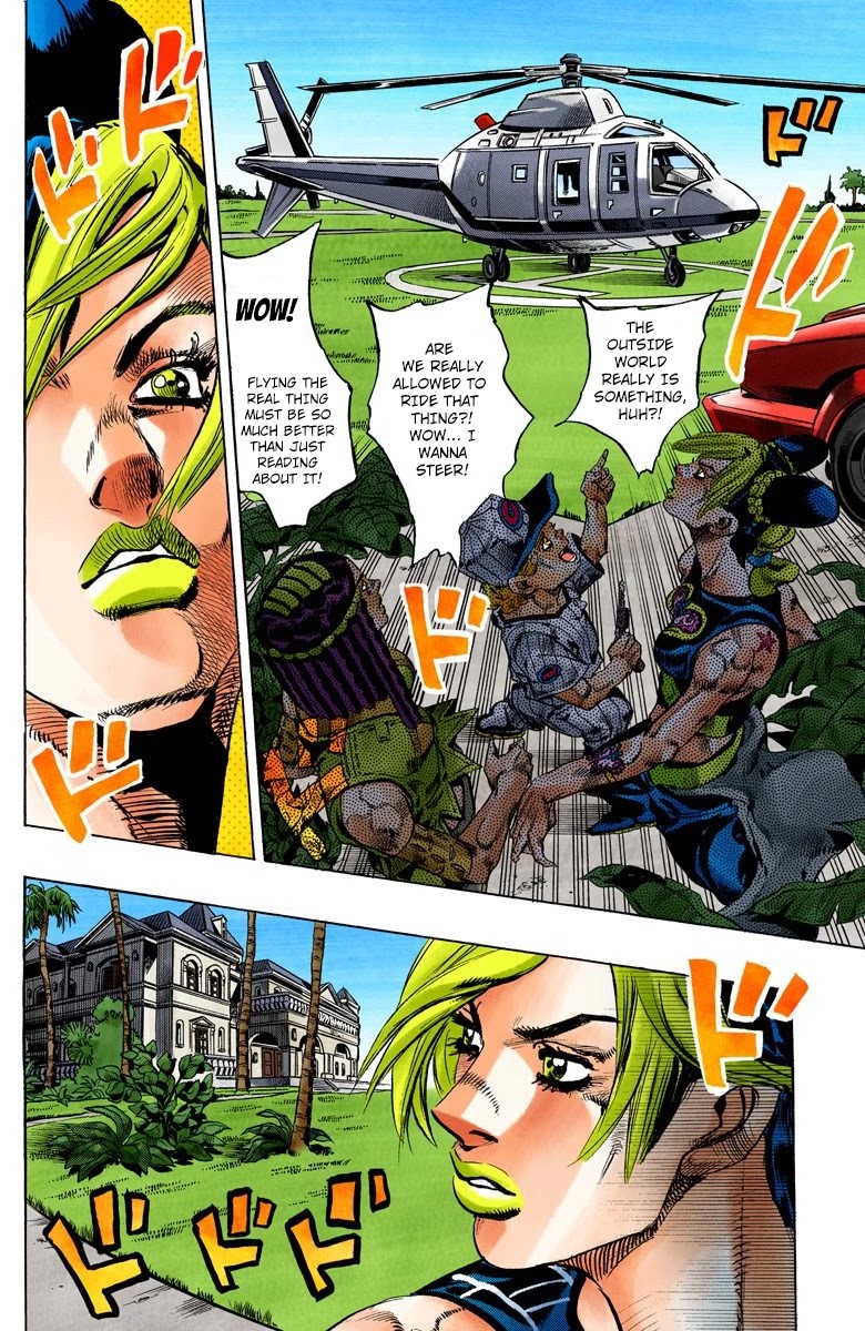 JoJo's Bizarre Adventure Part 6 - Stone Ocean (Official Colored) Chapter 111 page 14 - Chapter 111: It's Been a While, Romeo
