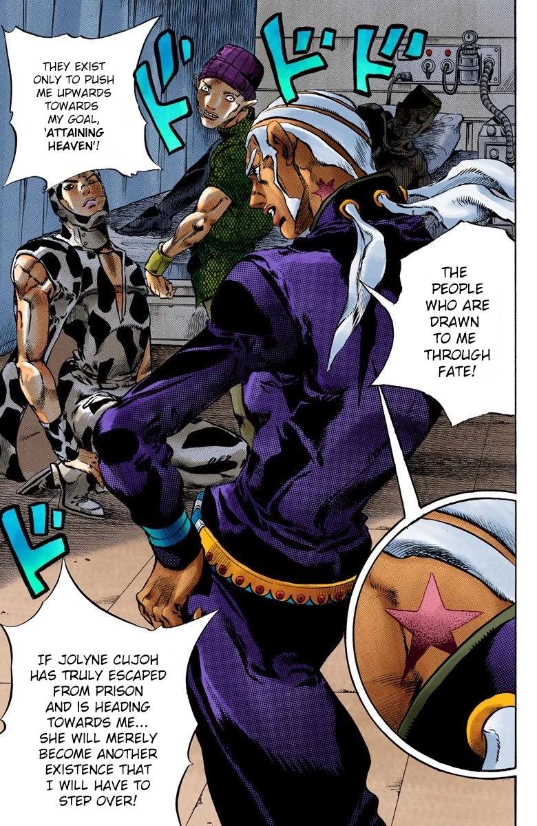 JoJo's Bizarre Adventure Part 6 - Stone Ocean (Official Colored) Chapter 111 page 17 - Chapter 111: It's Been a While, Romeo