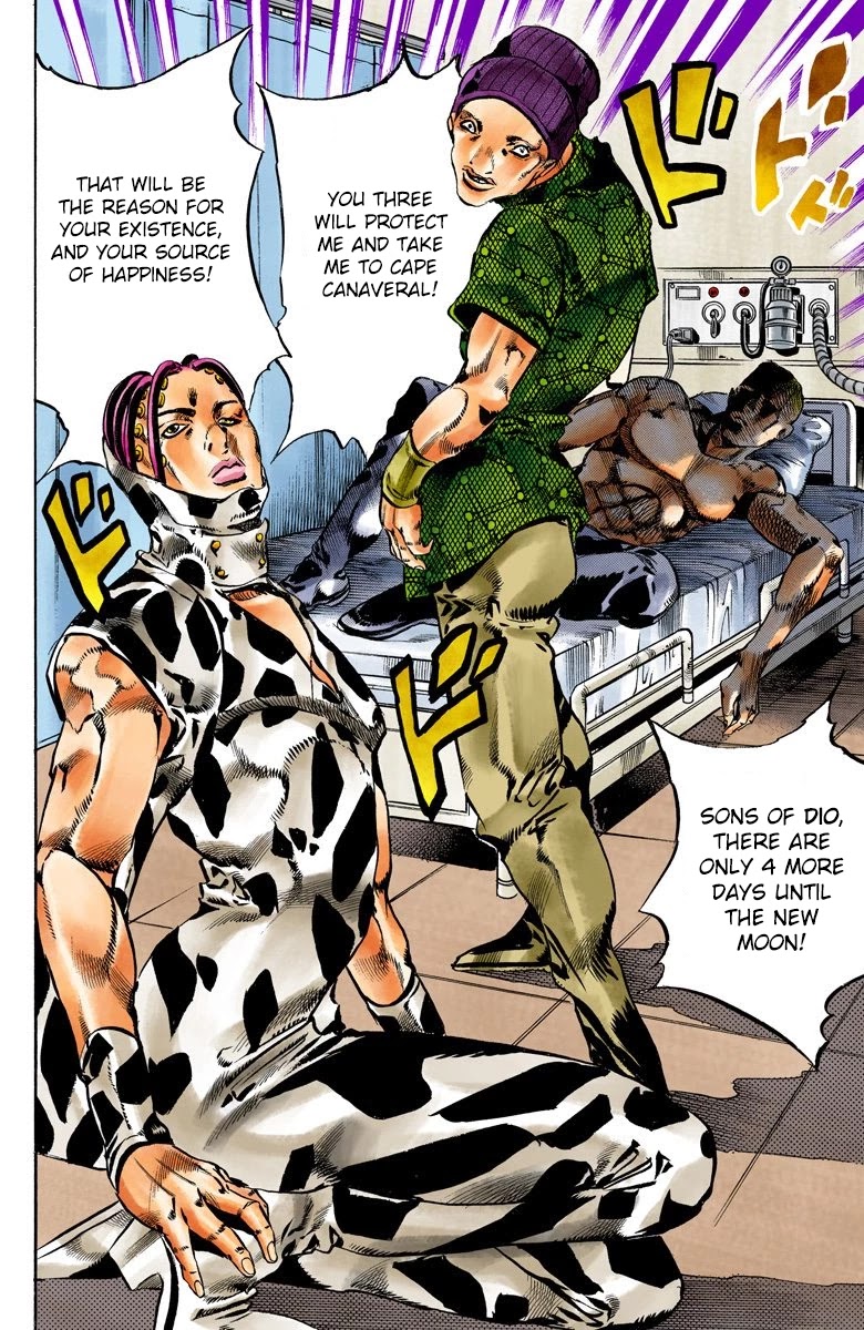 JoJo's Bizarre Adventure Part 6 - Stone Ocean (Official Colored) Chapter 111 page 18 - Chapter 111: It's Been a While, Romeo